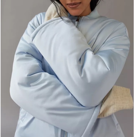 Urban Outfitters Satin Bomber Jacket - Picture 4 of 10